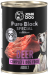 John Dog Pure  Black Special Adult jeleń 400g