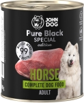 John Dog Pure  Black Special Adult konina 800g