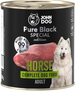 John Dog Pure  Black Special Adult konina 800g