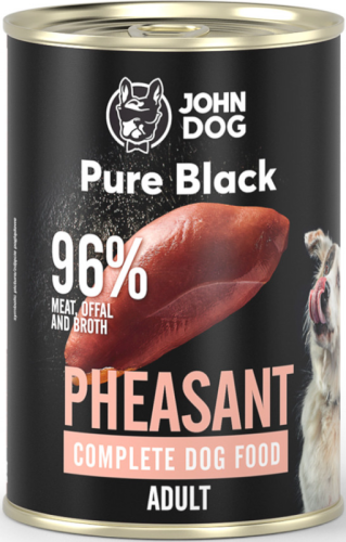 John Dog Pure Black Adult bażant 400g