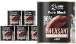 John Dog Pure Black Adult bażant 6x800g