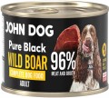 John Dog Pure Black Adult Dzik 6x200g