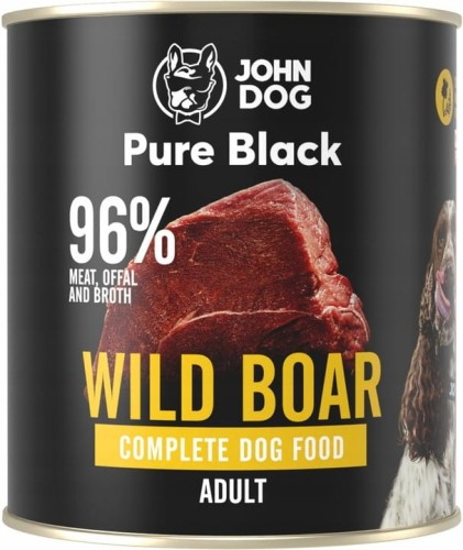 JohnDog Pure Black Adult dzik 800g