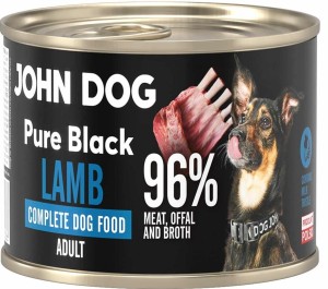 John Dog Pure Black Adult Jagnięcina 200g