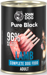 John Dog Pure Black Adult jagnięcina 400g