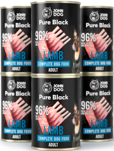 John Dog Pure Black Adult jagnięcina 6x400g