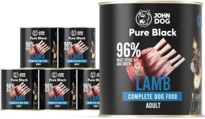 John Dog Pure Black Adult jagnięcina 6x800g