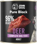 John Dog Pure Black Adult jeleń 800g