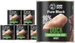 John Dog Pure Black Adult kaczka 6x800g