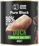 John Dog Pure Black Adult kaczka 800g