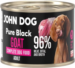 John Dog Pure Black Adult Kozina 200g
