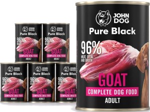 John Dog Pure Black Adult kozina 6x400g