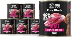 John Dog Pure Black Adult kozina 6x800g