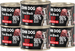John Dog Pure Black Adult Wołowina 6x200g