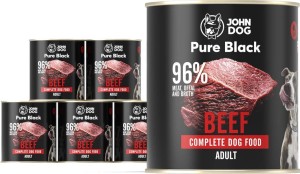 John Dog Pure Black Adult wołowina 6x800g