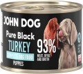 John Dog Pure Black Puppy Indyk 6x200g