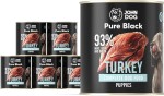 John Dog Pure Black Puppy indyk 6x800g