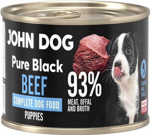 John Dog Pure Black Puppy Wołowina 200g