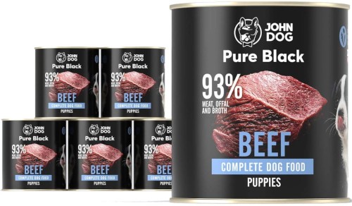 John Dog Pure Black Puppy wołowina 6x800g