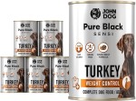 John Dog Pure Black Sensi Weight Control Indyk 6x400g