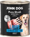 John Dog Pure Black Special Adult Jagnięcina 6x800g