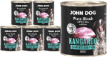 John Dog Pure Black Special Adult Kangur 6x800g