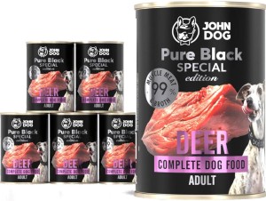 John Dog Pure Black Special Edition Jeleń 6x400g