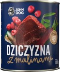 JohnDog Berry Adult Dziczyzna z malinami 800g