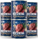 JohnDog Berry Adult Wołowina z borówkami 6x800g