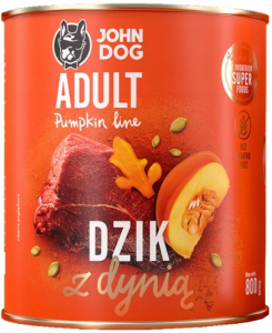 JohnDog Pumpkin Adult Dzik 800g
