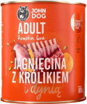 JohnDog Pumpkin Adult Jagnięcina z Królikiem 800g