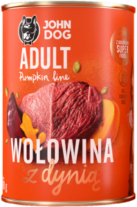 JohnDog Pumpkin Adult Wołowina 400g