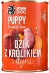 JohnDog Pumpkin Junior Dzik z królikiem 400g