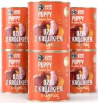 JohnDog Pumpkin Junior Dzik z królikiem 6x800g