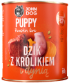 JohnDog Pumpkin Junior Dzik z królikiem 6x800g
