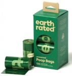 EARTH RATED Woreczki bezzapachowe na odchody 8x15szt