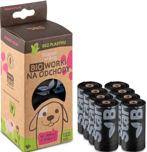 STARCHBAG Woreczki BIO 8x15szt czarne