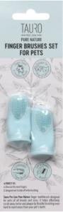 TAURO Pure Nature  Finger Brush Set for Pets
