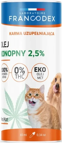 FRANCODEX Olej konopny CBD 2,5% 10 ml