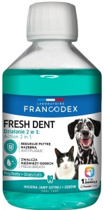 FRANCODEX PL Fresh dent - płyn do higieny jamy ustnej dla psów i kotów 250 ml