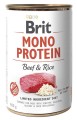 BRIT Mono Protein Beef and Rice 400g