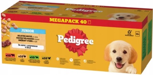 PEDIGREE Saszetka Galaretka Junior Mix 40x100g