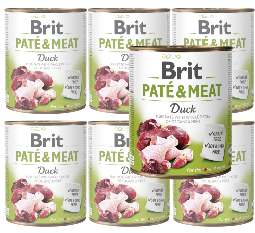 BRIT Pate & Meat Duck 6x800g