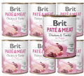 BRIT Pate & Meat Chicken/Turkey Puppy 6x800g
