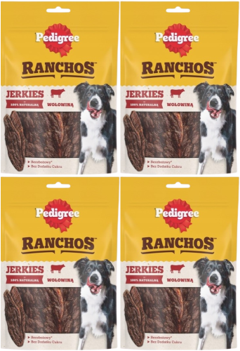 PEDIGREE Przysmak Ranchos Wołowina 4x70g