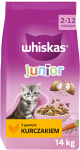 Whiskas Sucha Junior Kurczak 14kg