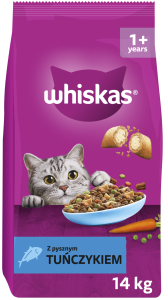 Whiskas Sucha Tuńczyk 14kg