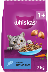 Whiskas Sucha Tuńczyk 7kg