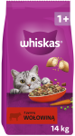 Whiskas Sucha Wołowina 14kg