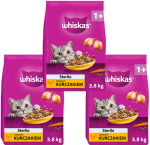 Whiskas Sucha Sterile Kurczak 3x3,8kg